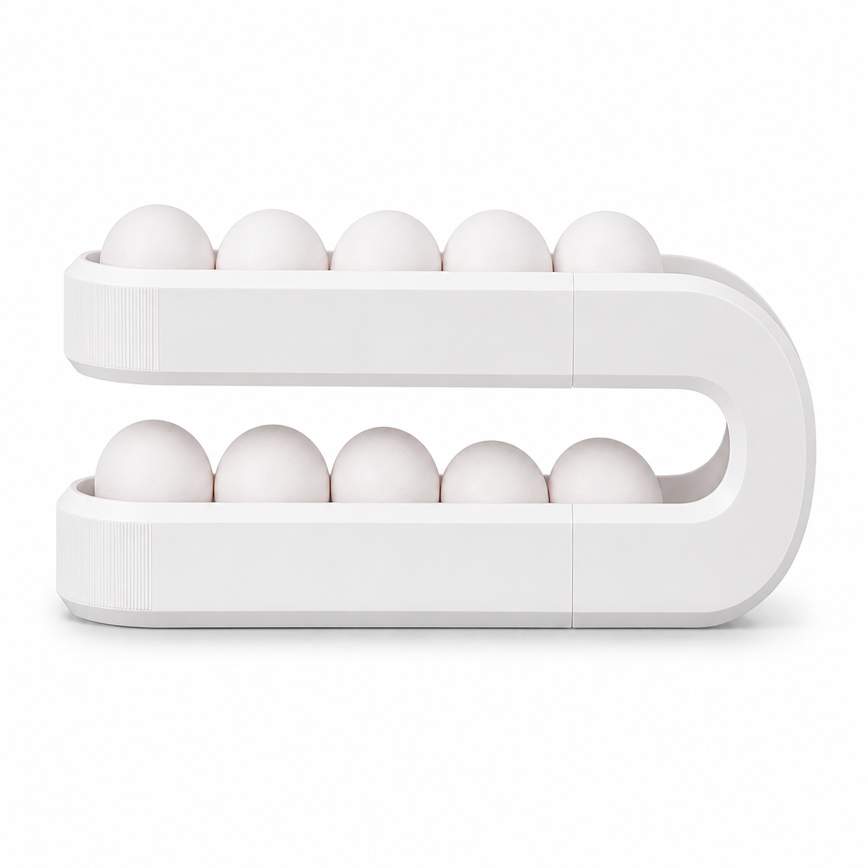 Dispensador de Ovos 10 Unidades — Organização Inteligente para sua Geladeira