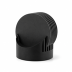 Kit Descanso de Copo com Suporte — 5 Unidades, Design Minimalista