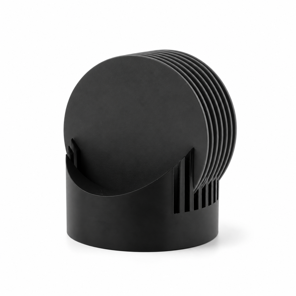 Kit Descanso de Copo com Suporte — 5 Unidades, Design Minimalista
