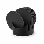 Kit Descanso de Copo com Suporte — 5 Unidades, Design Minimalista