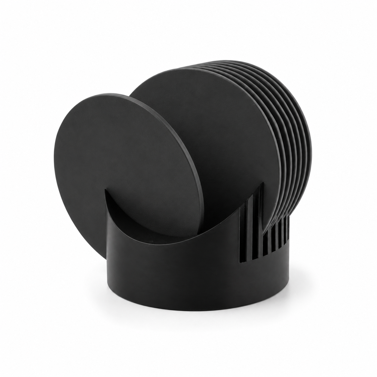 Kit Descanso de Copo com Suporte — 5 Unidades, Design Minimalista