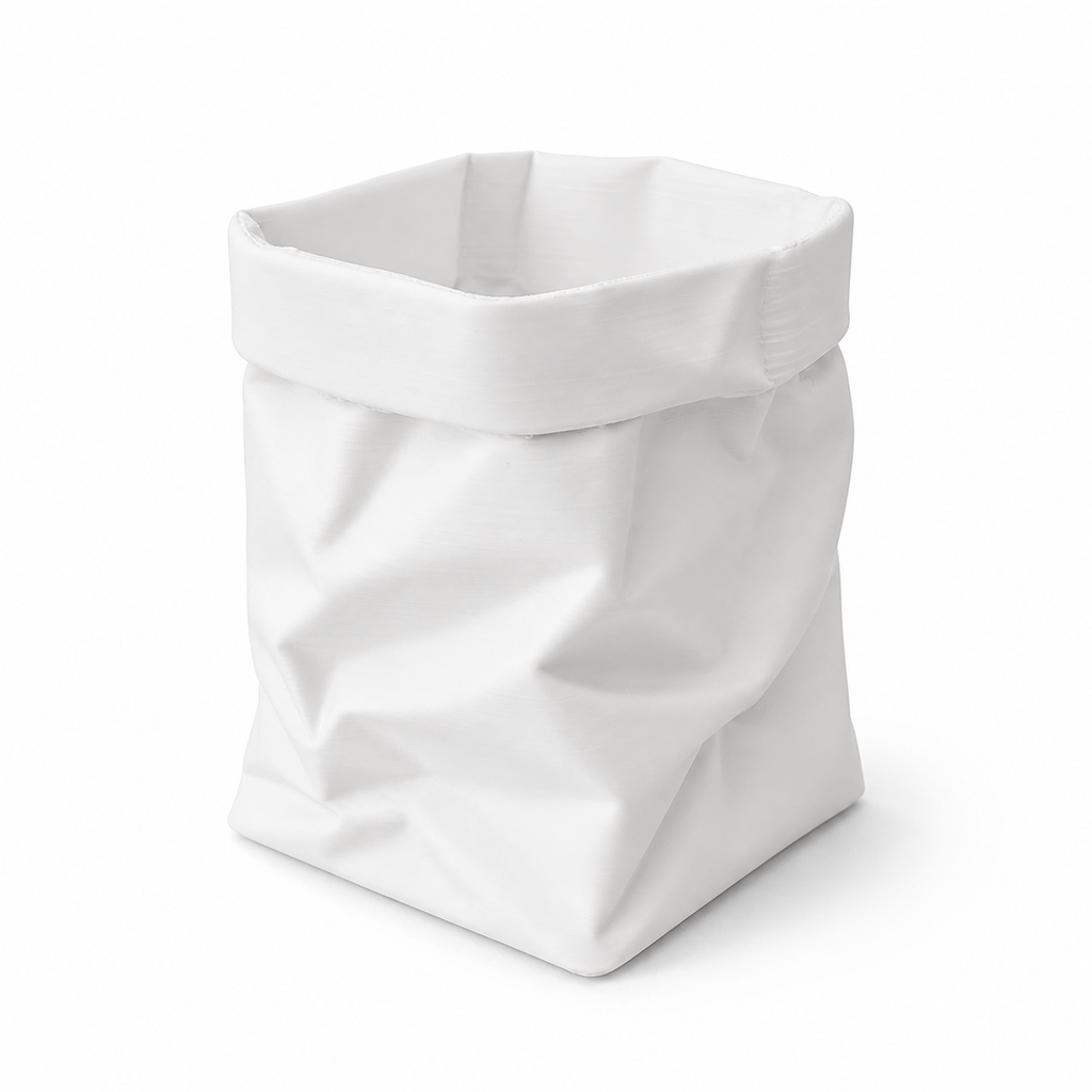 Porta-Canetas Sacola de Papel — Design Criativo para Sua Mesa