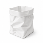 Porta-Canetas Sacola de Papel — Design Criativo para Sua Mesa