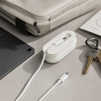 Organizador de Cabo Apple USB-C — Fim do Cabo Enrolado na Mochila
